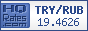 Курс Турецкой лиры (TRY) к Российскому рублю (RUR)